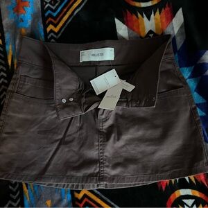 Hollister Dark Brown Skirt